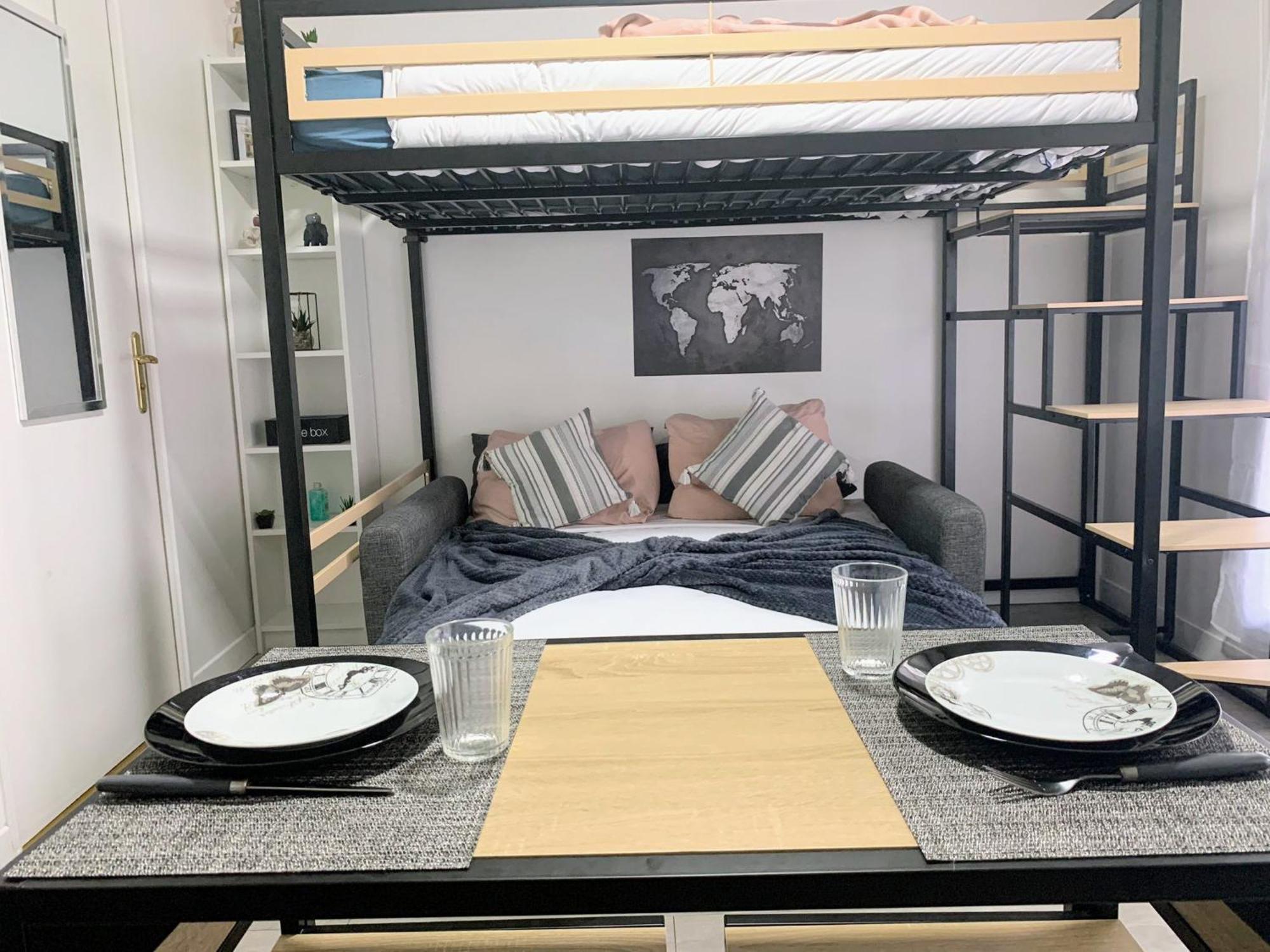 Appartement Studio - 1 Min Rer - 10Min Disney & 30 Min Paris - Free Parking & Wifi à Bussy-Saint-Georges Extérieur photo
