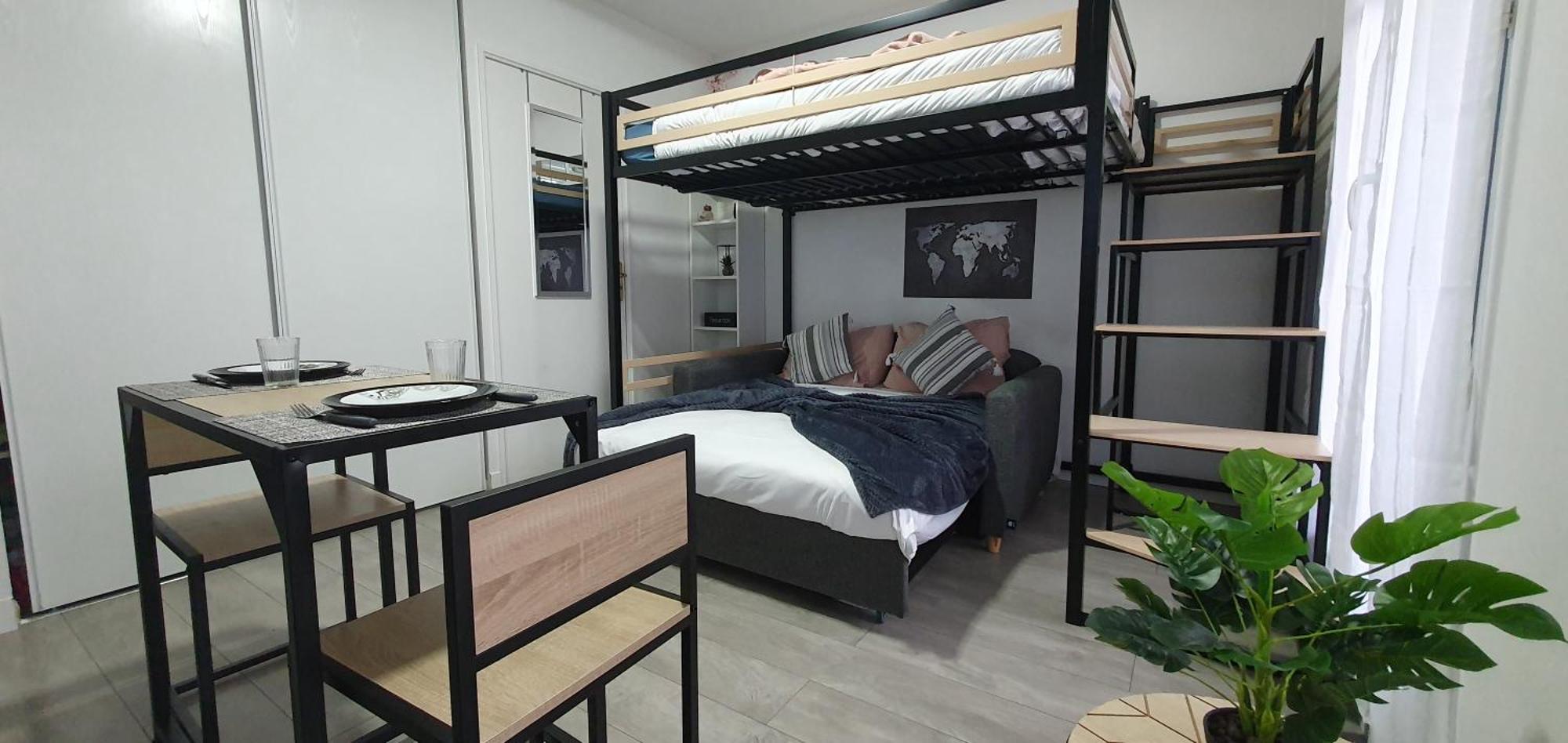 Appartement Studio - 1 Min Rer - 10Min Disney & 30 Min Paris - Free Parking & Wifi à Bussy-Saint-Georges Extérieur photo